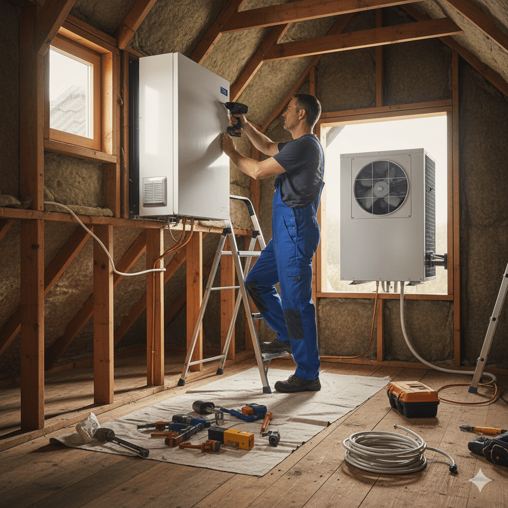 installation pompe a chaleur air air - Pro Chauffagiste Ile de France Chauffagiste IDF - 24h/7 – Dépannage entretien et installation | PCI