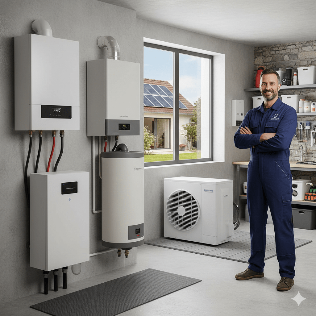 installation pompe à chaleur air eau - Pro Chauffagiste Ile de France Chauffagiste IDF - 24h/7 – Dépannage entretien et installation | PCI