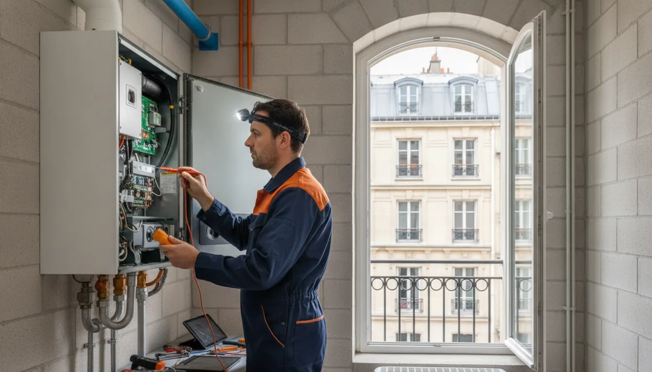 Interventions récentes d'un chauffagiste à Paris 20e