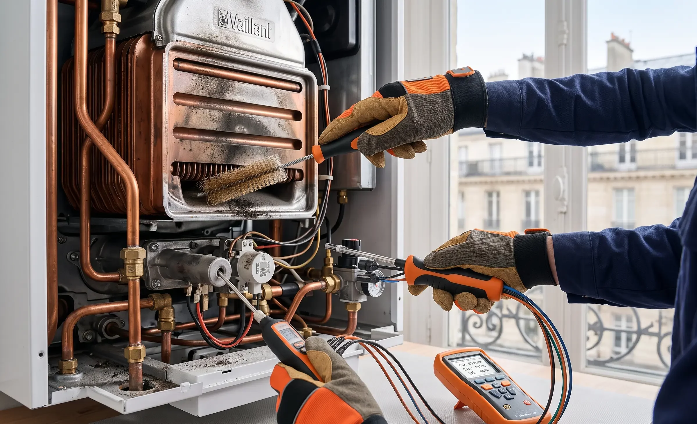 Entretien de chaudière à Paris 1er par un chauffagiste certifié RGE